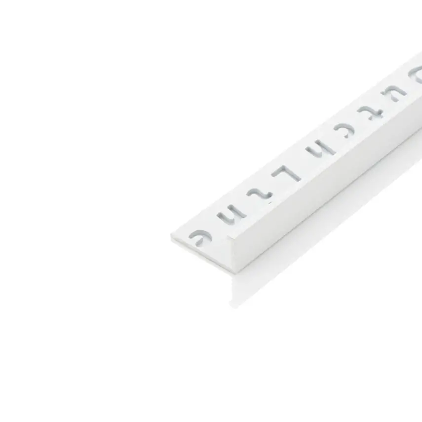 DutchLine - Aluminium Tegelprofiel - 11x2700mm - Glans Wit Gepoedercoat - 1