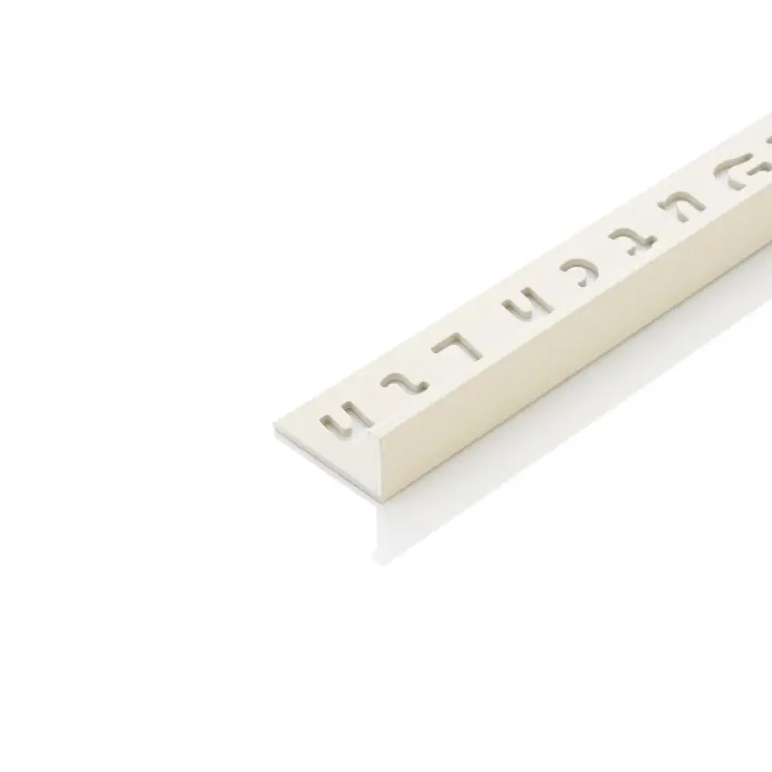 DutchLine - Aluminium Tegelprofiel - 11x2700mm - Ivoor - 1