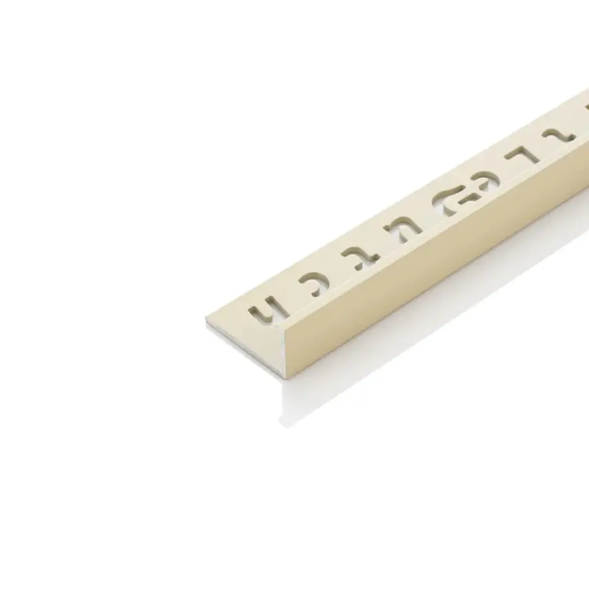 DutchLine - Aluminium Tegelprofiel - 11x2700mm - Jasmijn - 1