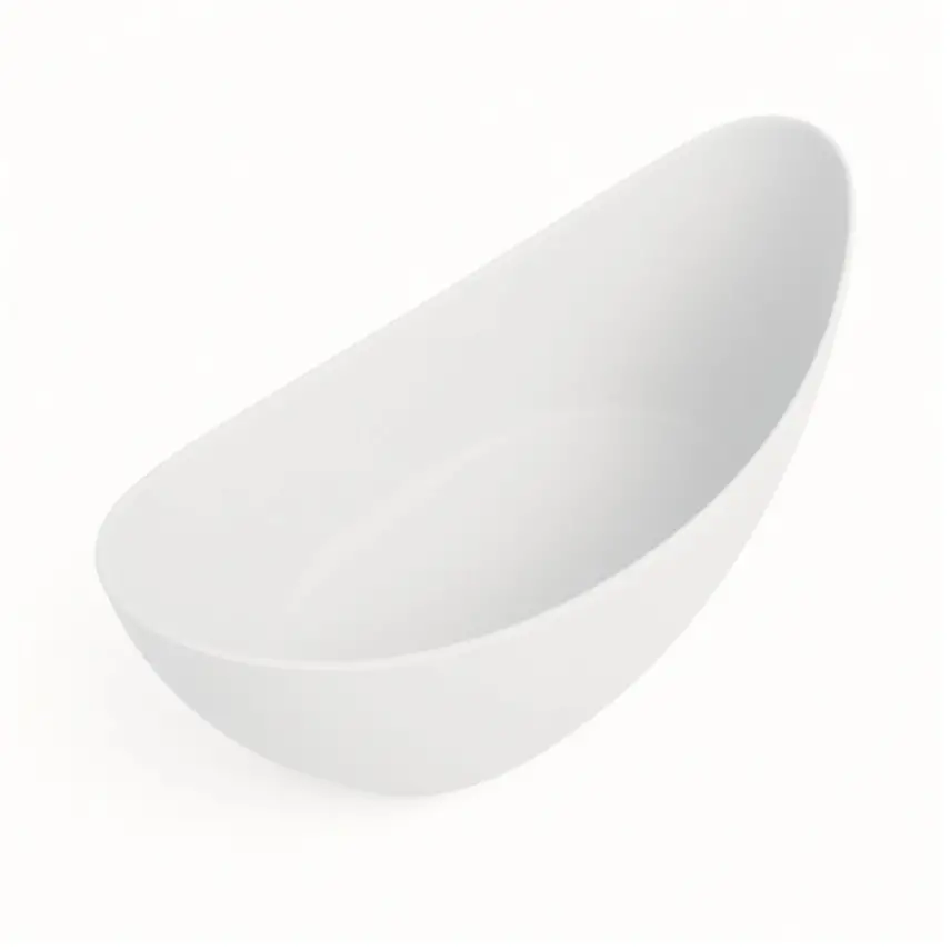 DutchLine Antio Solid Surface Vrijstaand Bad - Mat Wit - 1880*780*930 - 1