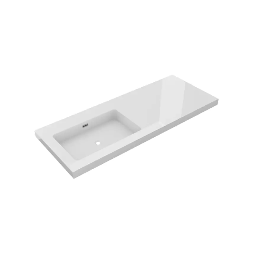 DutchLine - Atlanta 120 Links - Glans Wit - 0 Kraangaten - 1