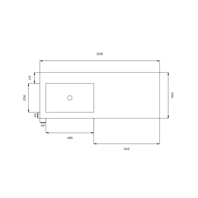 DutchLine - Atlanta 120 Links - Glans Wit - 0 Kraangaten - 2