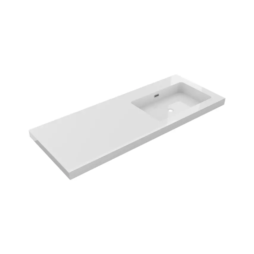 DutchLine - Atlanta 120 Rechts - Glans Wit - 0 Kraangaten - 1