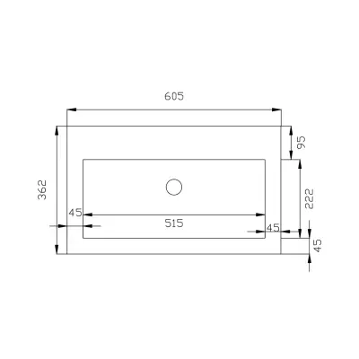 DutchLine - Atlanta Ondiep 60 - Glans Wit - 0 Kraangaten - 2