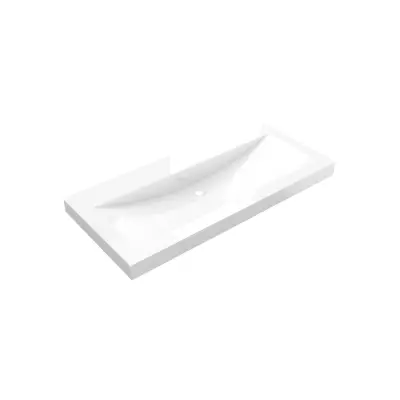 DutchLine - Atlanta Ondiep 80 - Glans Wit - 0 Kraangaten - 1