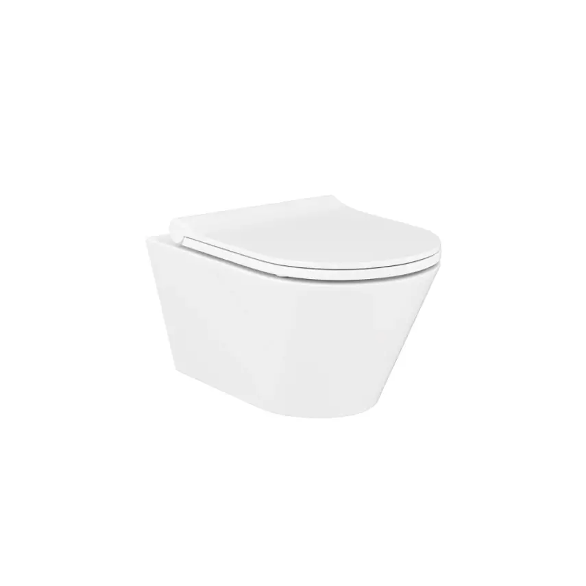 DutchLine - Avva Toiletpot Met Bidet - Glans Wit - 355x530mm - 1