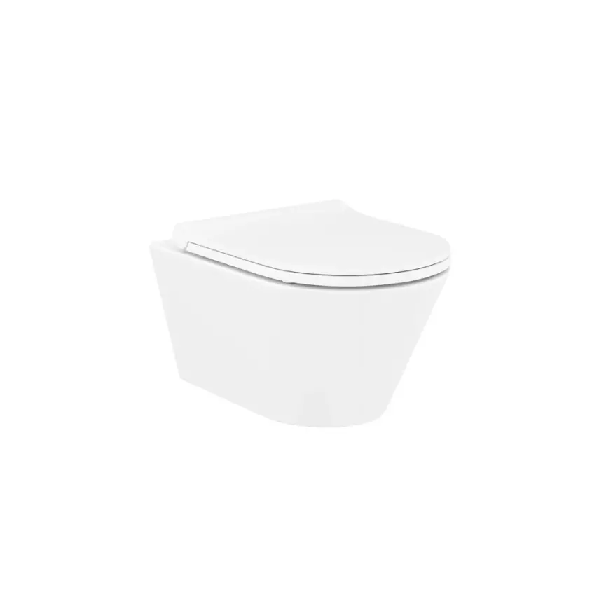 DutchLine - Avva Toiletpot Met Bidet - Mat Wit - 355x530mm - 1