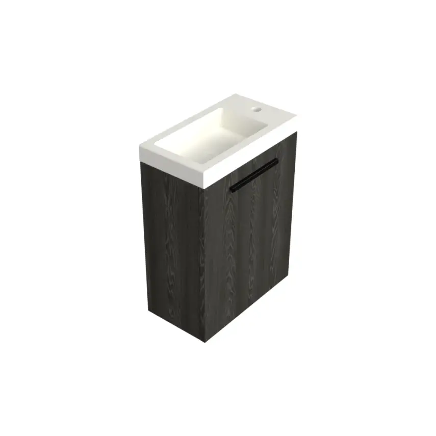 Dutchline Badmeubel Onderkast - Lumiere - 36x18cm - 1 Deur (Links/Rechts) - 1