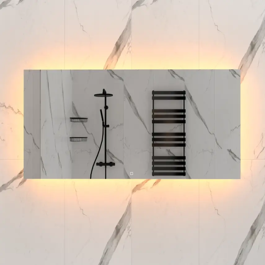 DutchLine - Beck Rechthoekige Indirecte Ledspiegel - 140 - 1