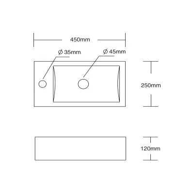 DutchLine Crea XXL Fontein - Glans Wit - Rechts - 2