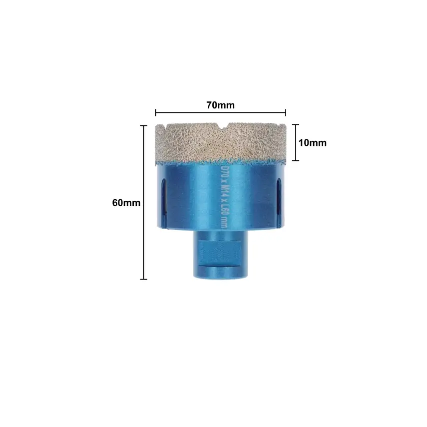 DutchLine - Diamantboor M14 - 70mm - 2
