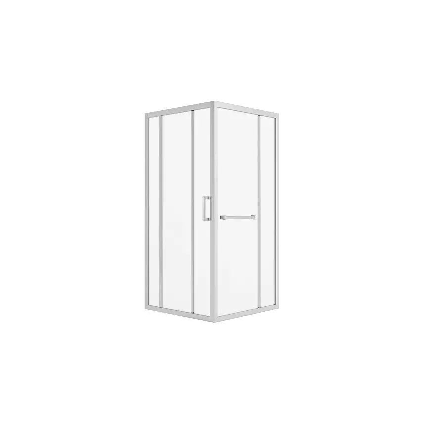 DutchLine - Douchecabine - Chroom - 900*900*2000 - 1