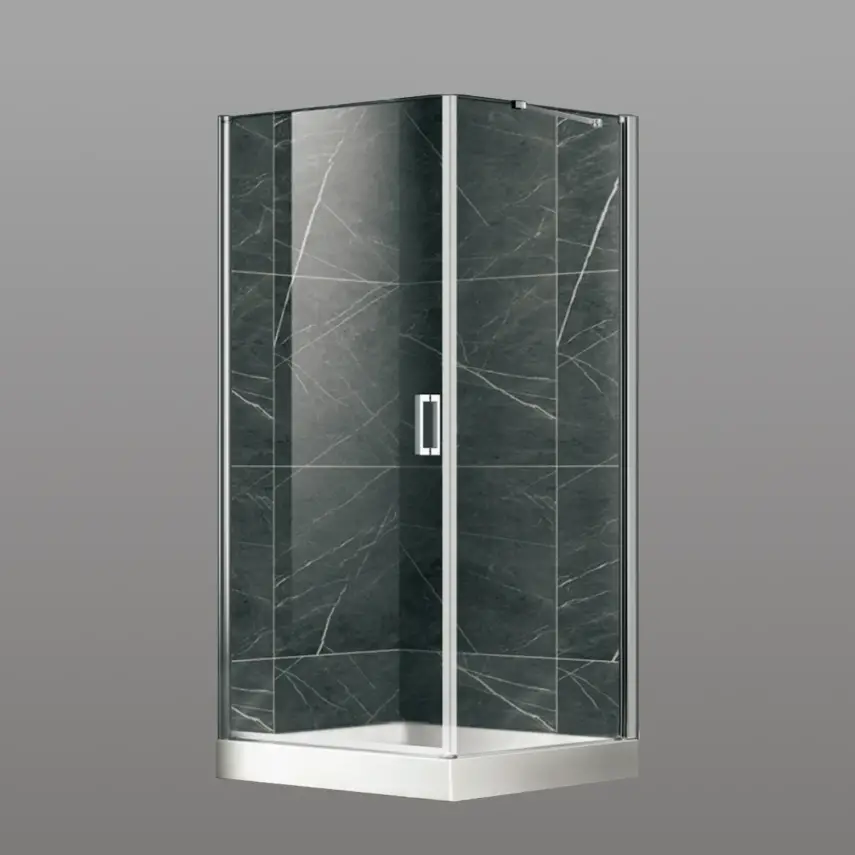 DutchLine - Douchecabine - Chroom - 900*900*2000 - 1