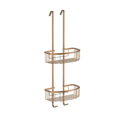 DutchLine - Doucherek Duo Hangmodel - Geborsteld koper - 1