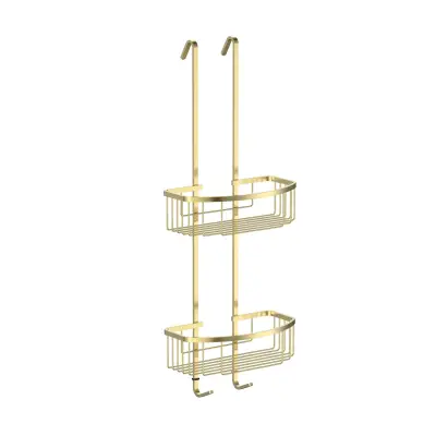 DutchLine - Doucherek Duo Hangmodel - Geborsteld messing - 1