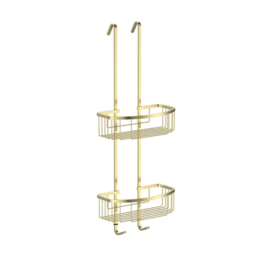 DutchLine - Doucherek Duo Hangmodel - Geborsteld messing - 1