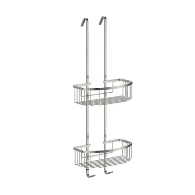 DutchLine - Doucherek Duo Hangmodel - Geborsteld staal - 1