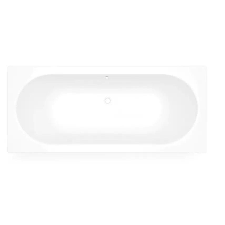 DutchLine - Drop RD - Inbouw Ligbad - Glans Wit - 1700x750x450 - 3