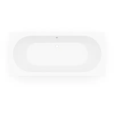 DutchLine - Drop RD - Inbouw Ligbad - Mat Wit - 1700x750x450 - 3