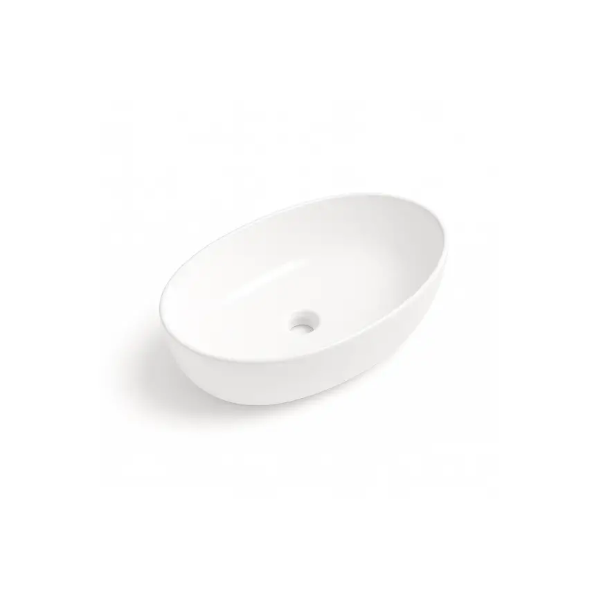 DutchLine - Ellips Waskom - Glans Wit - 1