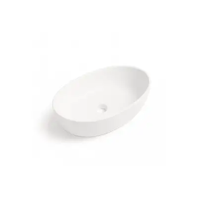 DutchLine - Ellips Waskom - Mat Wit - 1