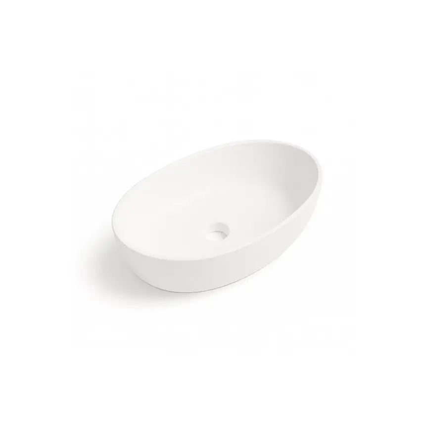 DutchLine - Ellips Waskom - Mat Wit - 1