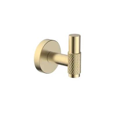 DutchLine - Grip Serie Handdoekhaak - Geborsteld messing - 1