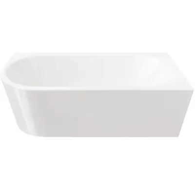 DutchLine Half-Vrijstaand Hoekbad Rechts - Glans Wit - 1700*800*600 - 3