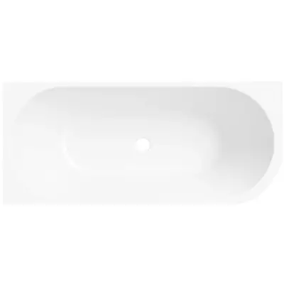 DutchLine Half-Vrijstaand Hoekbad Rechts - Glans Wit - 1700*800*600 - 4