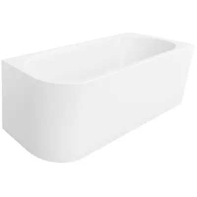 DutchLine Half-Vrijstaand Hoekbad Rechts - Glans Wit - 1700*800*600 - 1