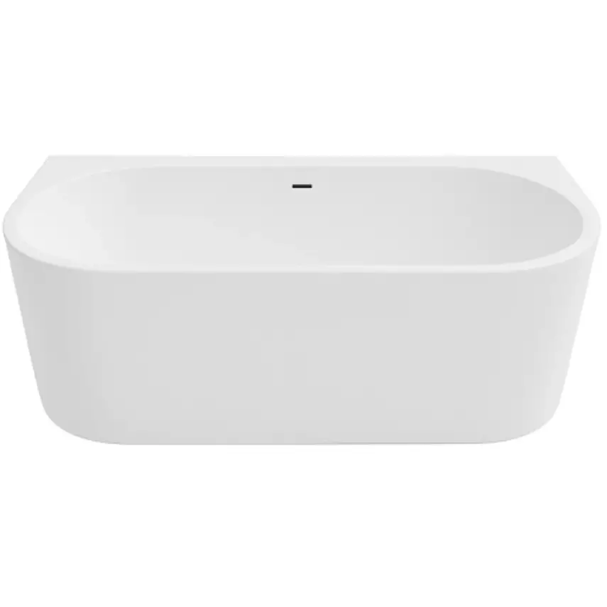 DutchLine Half-vrijstaand Ligbad - Mat Wit - 1700x750x600 - 3