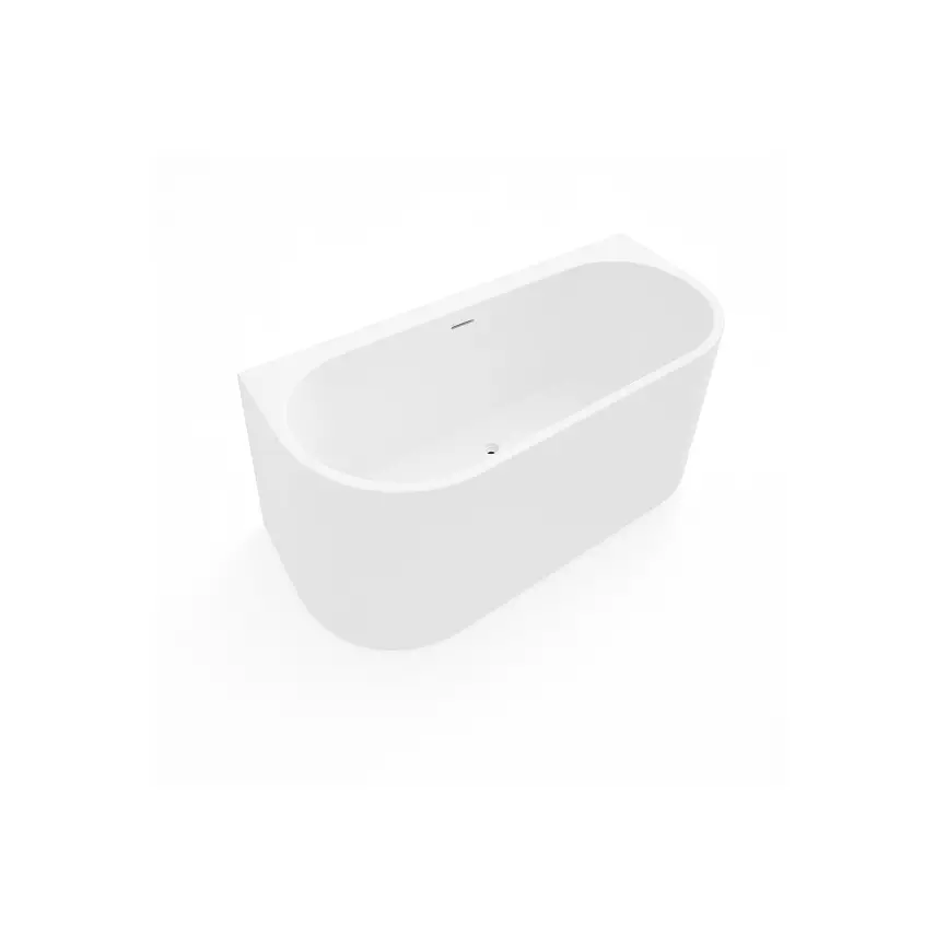 DutchLine Half-vrijstaand Ligbad - Mat Wit - 1800*800*580 - 1