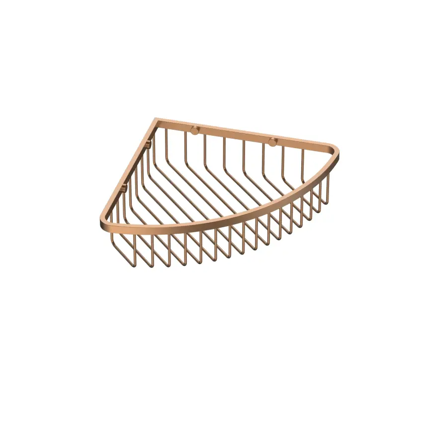 DutchLine Hoek Korf Fleshouder - Geborsteld koper - 1