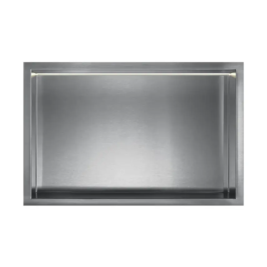 DutchLine - Inbouw Nis Met Ledstrip - 300x300 - Gunmetal - 1