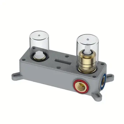 DutchLine - Inbouwdeel S-Grip Wastafelmengkraan - Verborgen Deel - 1