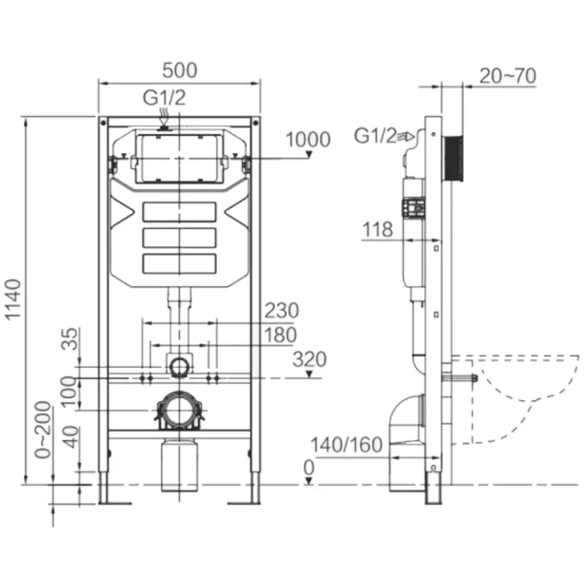 DutchLine - Inbouwreservoir - 2