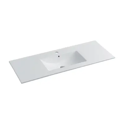 DutchLine - Keramiek - Glans Wit - 1215x465x165 - 1