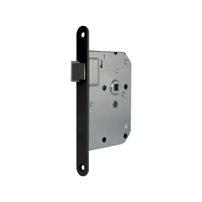 DutchLine - Loopslot Incl. Sluitplaat - Mat zwart - 1