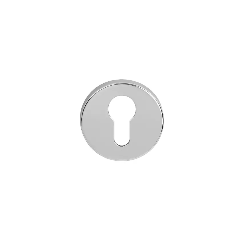 DutchLine - Losse Cilinderrozet Rond - Chroom - 1