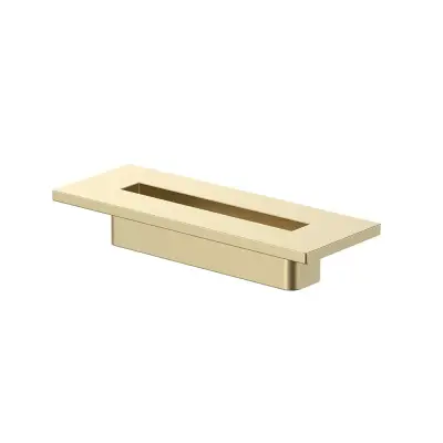 DutchLine - Losse Overloopkap T.B.V. Atlanta Wastafels - Geborsteld messing - 1