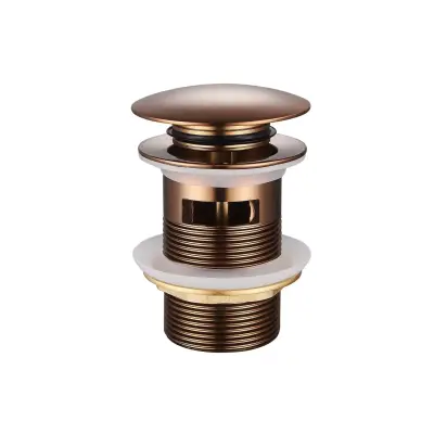 DutchLine - Luxe Overloop Waste - Geborsteld koper - 1