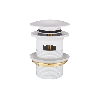 DutchLine - Luxe Overloop Waste - Mat wit - 1