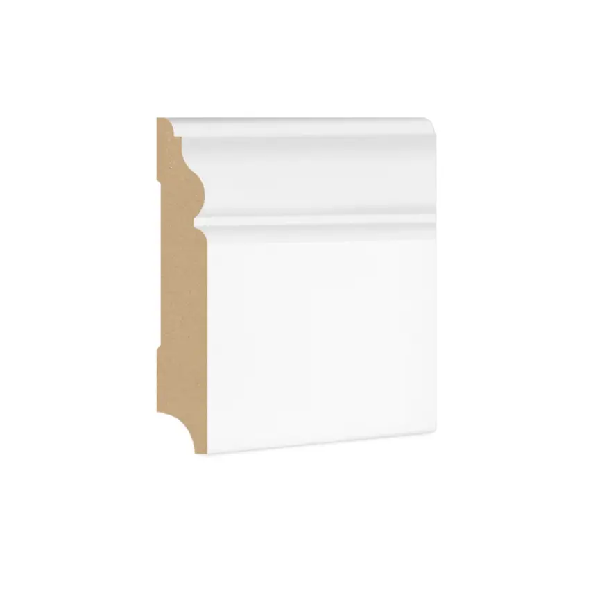 DutchLine - Luxe Sierplint MDF - Wit - 120x20mm - 1