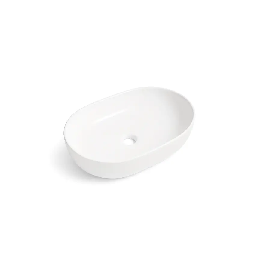 DutchLine - Ovaal Waskom - Glans Wit - 1