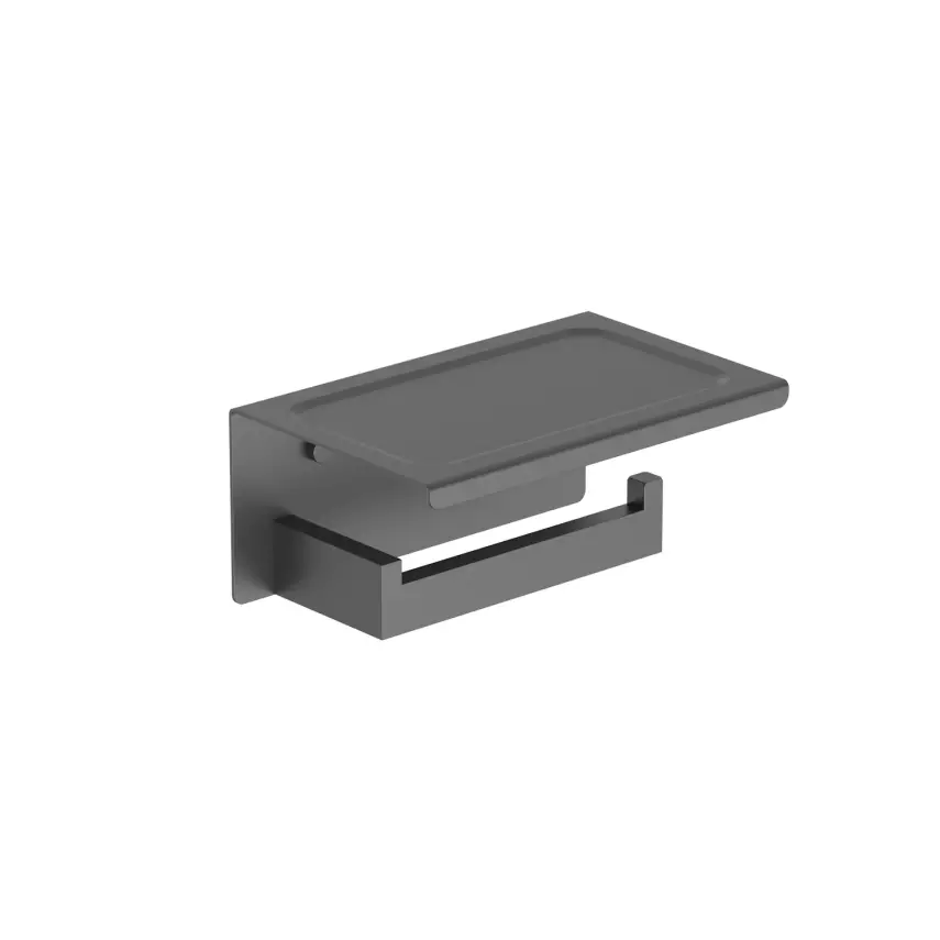 DutchLine - Phone Toiletrolhouder - Gunmetal - 1