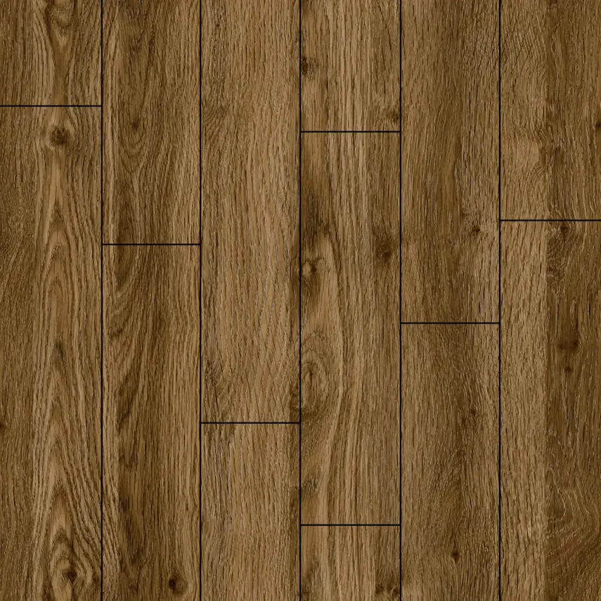 DutchLine - PVC Laminaat Met Ondervloer - Eiken Bruin - 1