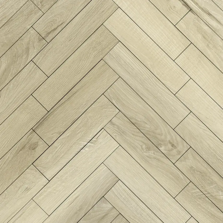 DutchLine - PVC Visgraat Met Ondervloer - Tennessee Grijze Eik - 1