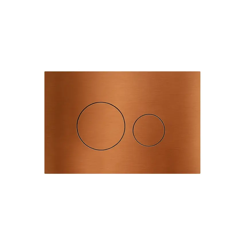 DutchLine - PVD Coated Drukplaat - Geborsteld koper - 1