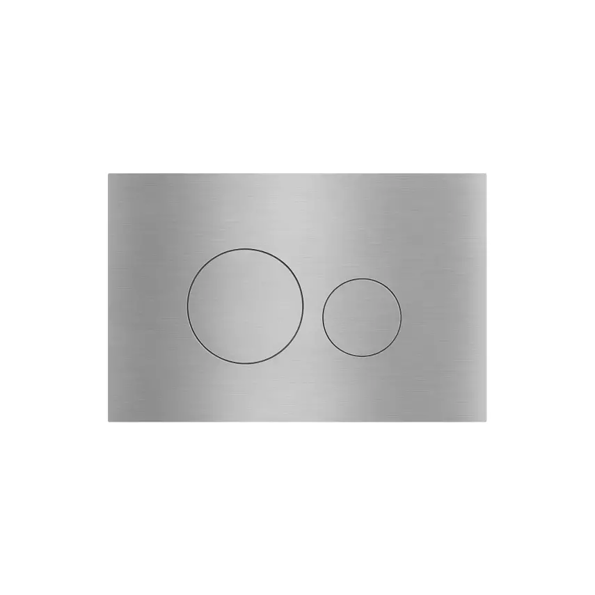 DutchLine - PVD Coated Drukplaat - Geborsteld staal - 1