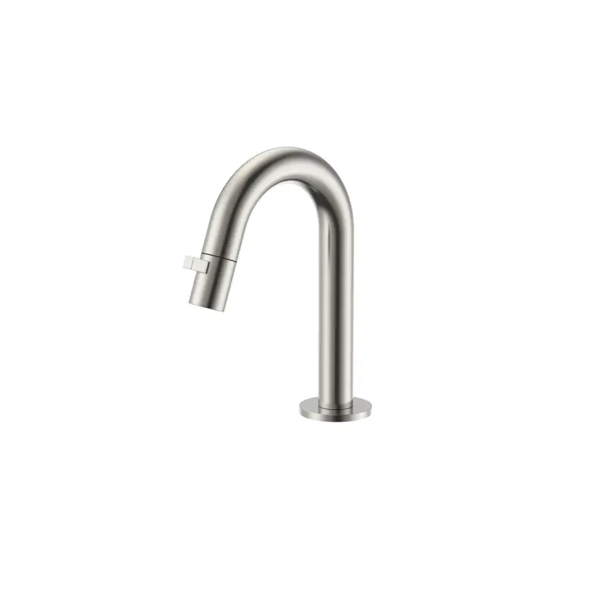 DutchLine - Round Fonteinkraan 189mm - Geborsteld staal - 1